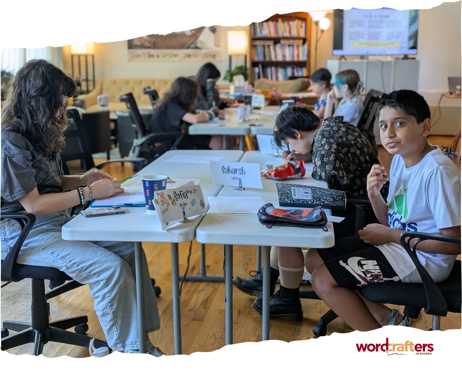 Young writers learning together